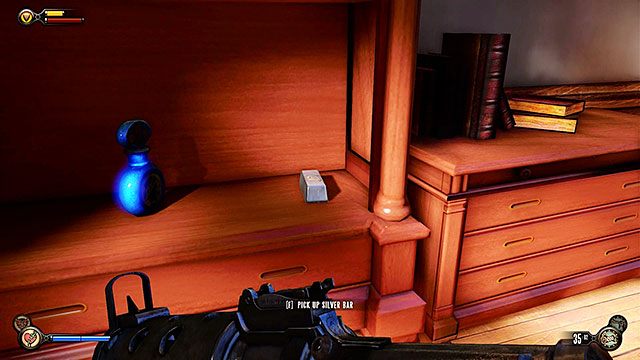 Przeszukaj parter rezydencji, gdzie znajdziesz m - Idź na Wyspę Pomnika i odszukaj dziewczynę (1) | Rozdział 4 - Dachy Centrum Comstocka - BioShock: Infinite - poradnik do gry