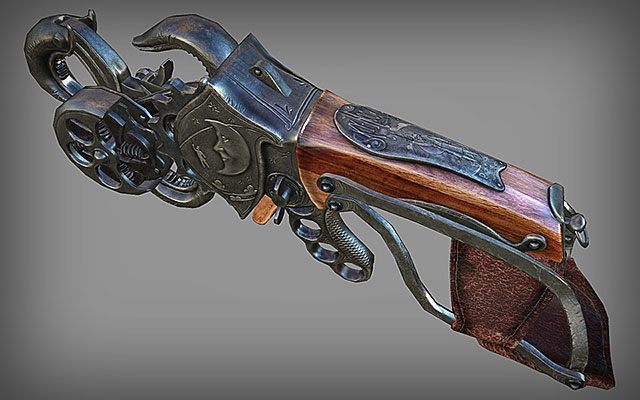 W przeciwieństwie do poprzednich odsłon serii, Bioshock Infinite narzuca limit dwóch broni + Niebhak (atak wręcz) - Bronie | BioShock Infinite - BioShock: Infinite - poradnik do gry