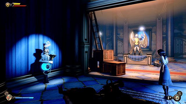 Wejdź do Sali Bohaterów i skorzystaj z automatu z solami, aby uzupełnić swój zapas - Wytrychy | BioShock Infinite - BioShock: Infinite - poradnik do gry