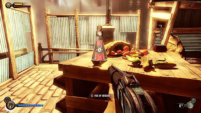 Kawałek dalej, w bocznej alei po lewej stronie zostaniesz zaatakowany przez dwóch mieszkańców - Znajdź magazyn policyjny w Shantytown | Rozdział 21 - Shantytown - BioShock: Infinite - poradnik do gry