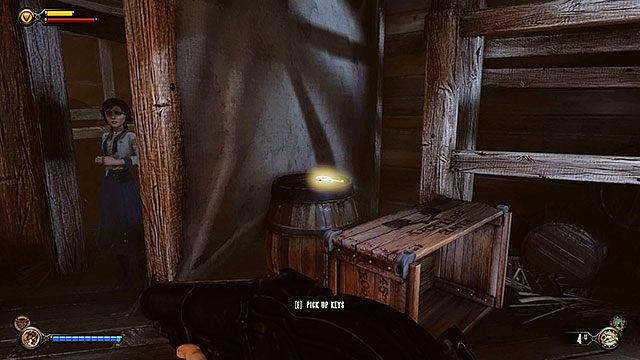 W piwnicy znajduje się gitara - Znajdź magazyn policyjny w Shantytown | Rozdział 21 - Shantytown - BioShock: Infinite - poradnik do gry