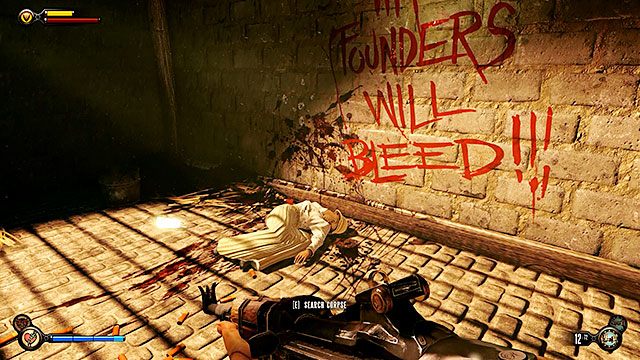 Po drodze natkniesz się na otwartą celę - Znajdź skonfiskowane narzędzia Chen Lina | Rozdział 22 - Magazyn Byczy Dom - BioShock: Infinite - poradnik do gry