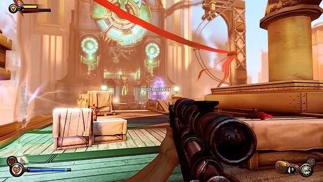 Tam będziesz musiał wywalczyć sobie drogę pod bramę po drugiej stronie - Idź do fabryki i odzyskaj okręt Pierwsza Dama | Rozdział 25 - Do Fabryki - BioShock: Infinite - poradnik do gry