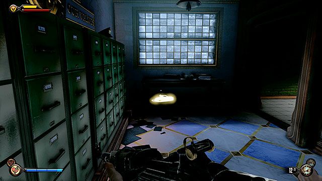 Byczy Dom, przedsionek pokoju przesłuchań na parterze - Rozdział 21-22 | Voksofony | BioShock Infinite - BioShock: Infinite - poradnik do gry