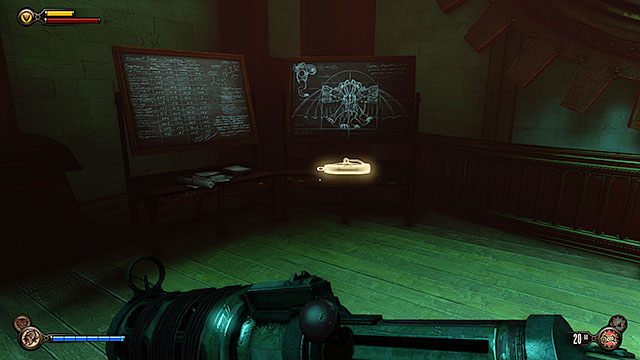 Biuro Jeremiaha Finka, obok tablicy stojącej przy wyjściu z fabryki - Rozdział 23-26 | Voksofony | BioShock Infinite - BioShock: Infinite - poradnik do gry