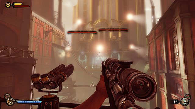 Byczy Dziedziniec, balkon na przeciwko komisariatu - Rozdział 21-26 | Punkty widokowe (kinetoskopy i teleskopy) | BioShock Infinite - BioShock: Infinite - poradnik do gry