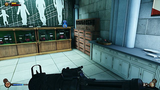 Wyspa Pomnika, laboratorium za Pasywnym Syfonem w Wieży Pomnika - Rozdziały 6-7 | Voksofony | BioShock Infinite - BioShock: Infinite - poradnik do gry