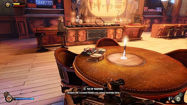 Żołnierskie Pole, lodziarnia Duke and Dimwit na górnej promenadzie - Rozdział 8 | Voksofony | BioShock Infinite - BioShock: Infinite - poradnik do gry