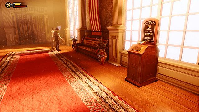 Salon gier, na końcu korytarza prowadzącego do toalet dla białych - Rozdział 7 | Punkty widokowe (kinetoskopy i teleskopy) | BioShock Infinite - BioShock: Infinite - poradnik do gry