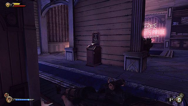 Żołnierskie Pole, sala biletowa, po lewej stronie od armaty - Rozdział 8 | Punkty widokowe (kinetoskopy i teleskopy) | BioShock Infinite - BioShock: Infinite - poradnik do gry