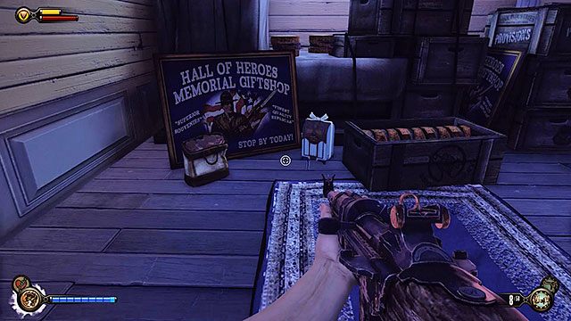 Żołnierskie Pole, za zamkniętymi drzwiami pomieszczenia tylko dla pracowników, na parterze sali biletowej - Rozdział 7-8 | Wyposażenie | BioShock Infinite - BioShock: Infinite - poradnik do gry