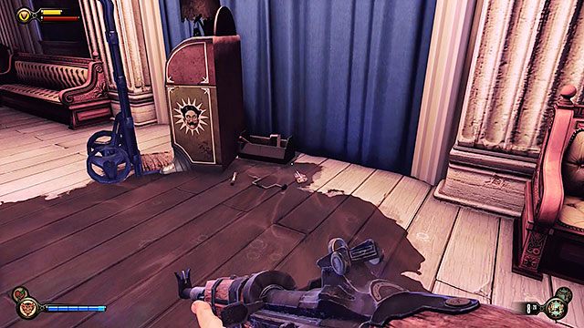 Pawilon Patrioty, obok zepsutego automatu przy toaletach - Rozdział 8 | Wytrychy | BioShock Infinite - BioShock: Infinite - poradnik do gry