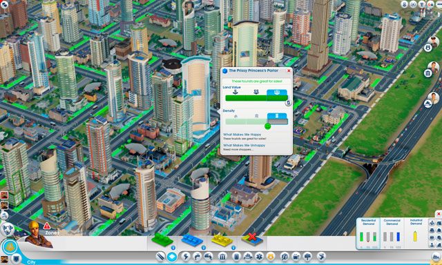 Należy zadbać o to, by simowie mieli w swojej okolicy odpowiednie centra handlowe - czyli takie, które odpowiadają ich zamożności - Komercyjna | Strefy w SimCity - SimCity - poradnik do gry