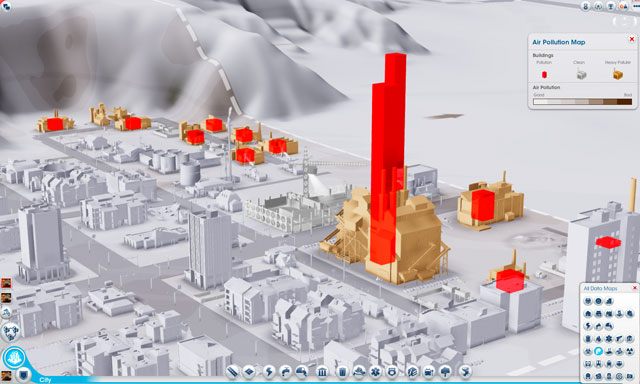 Fabryki rosną bardzo szybko - ich wzrost zależy od generowanych zysków i liczebności obywateli w mieście (w dużych metropoliach rosną szybciej niż w małych miasteczkach) - Przemysłowa | Strefy w SimCity - SimCity - poradnik do gry