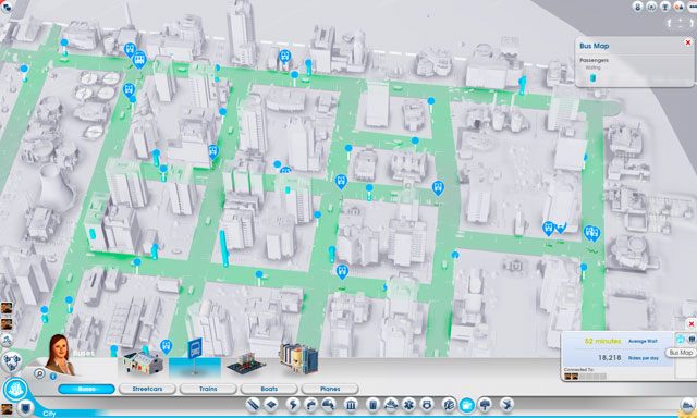 Tramwaje przydają się w większych miastach, gdy autobusy przestają być wystarczające - Drogi i transport w SimCity - SimCity - poradnik do gry