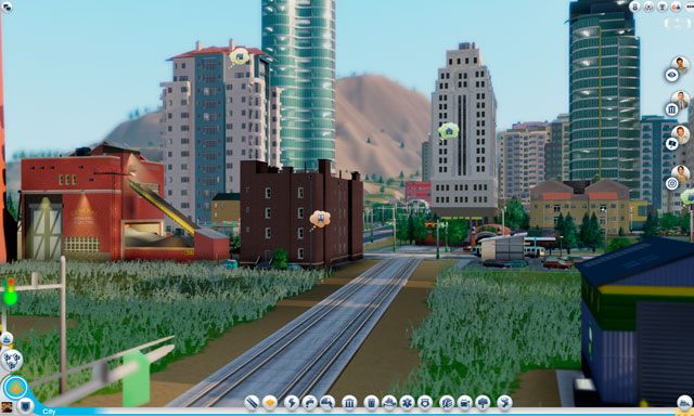 Jeśli z jakiejś przyczyny chcemy oddzielić tory tramwajowe od układu ulic (czyli alej wysokiej gęstości z tramwajami, które zajmują dużo miejsca i są kosztowne), to mamy taką możliwość - Budynki tramwajowe w SimCity | Drogi i transport - SimCity - poradnik do gry