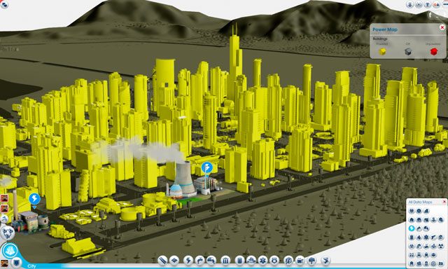 Źródła prądu można podzielić na trzy kategorie: ekologiczne, tradycyjne oraz nuklearne - Energia w SimCity - SimCity - poradnik do gry