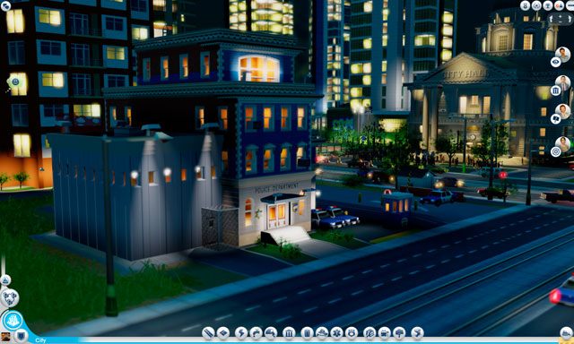 Posterunek policji warto wybudować zaraz po jednostce straży pożarnej [Fire Station] i klinice [Clinic] - przestępczość jest bowiem nieco mniej uciążliwa niż pożary czy choroby, ale równie kłopotliwa - Budynki | Policja w SimCity - SimCity - poradnik do gry