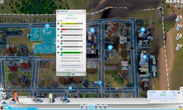 Przemysł przetwórczy, opisany w poprzednich podrozdziałach, to dość skomplikowane zagadnienie - Wydobycie i handel | Specjalizacje miast w SimCity - SimCity - poradnik do gry