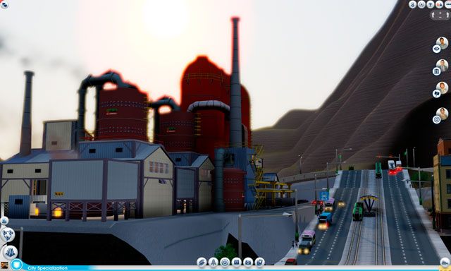 Huta to prawdziwe zwieńczenie przemysłu metalowego - pozwala na przetapianie węgla i rudy na bardziej złożone produkty - metal i stopy - Budynki - kopalnictwo | Specjalizacje miast w SimCity - SimCity - poradnik do gry