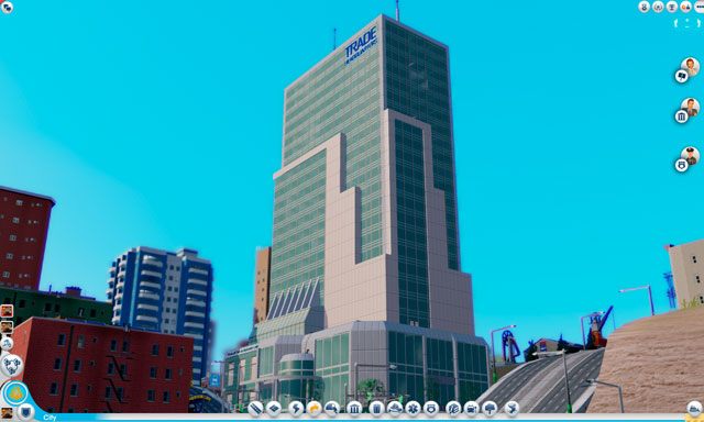 Tak samo jak i wszystkie inne Kwatery Główne, KG handlu służy do odblokowywania kolejnych budynków - Budynki - handel | Specjalizacje miast w SimCity - SimCity - poradnik do gry