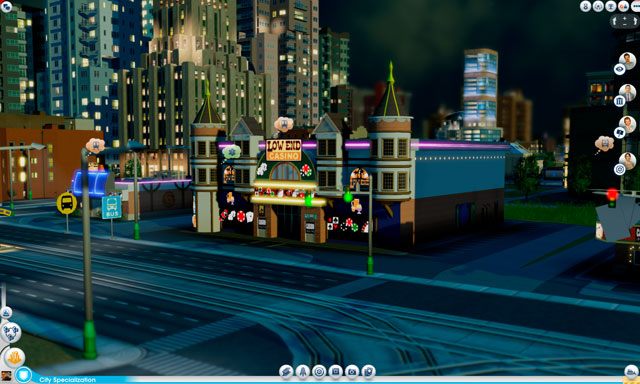 Podstawowy budynek przemysłu hazardowego pozwala na rozwinięcie skrzydeł w tej dziedzinie gospodarki - jest absolutnie niezbędny, jeśli zamierzamy specjalizować się właśnie w tym aspekcie rozgrywki - Budynki - hazard | Specjalizacje miast w SimCity - SimCity - poradnik do gry