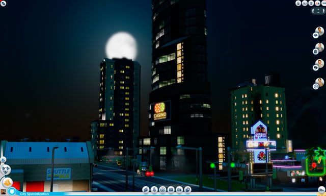 Ten budynek pozwala na tworzenie bardziej zaawansowanych kasyn, które mieszczą w sobie więcej hazardzistów o bardziej zróżnicowanym statusie majątkowym oraz na dobudowywania przy nich kolejnych ulepszeń - Budynki - hazard | Specjalizacje miast w SimCity - SimCity - poradnik do gry