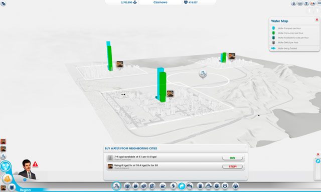 Kluczem do współpracy w regionie jest handel podstawowymi zasobami - Region w SimCity | Podstawy rozgrywki - SimCity - poradnik do gry