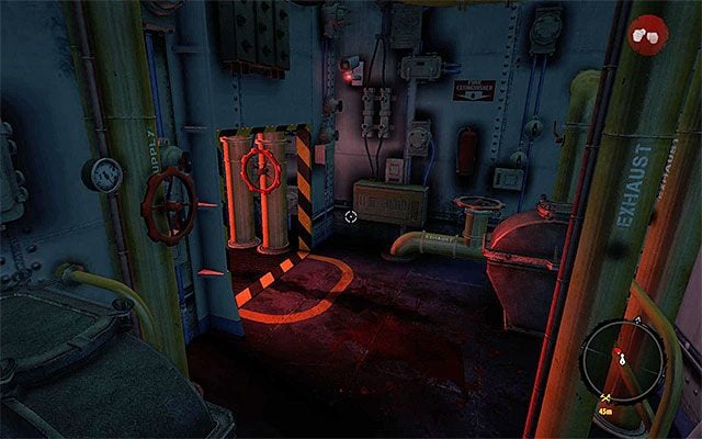 Kontynuuj liniowy przemarsz, otwierając drugi właz i docierając do miejsca, w którym musisz kucnąć - Znajdź drogę na drugi pokład i broń Prolog - Sztorm - Dead Island Riptide - poradnik do gry