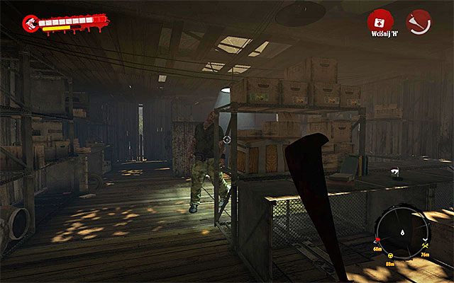 Wewnątrz warsztatu oprócz kilku szwendaczy przebywa także pojedynczy zbir - Znajdź silnik do łodzi Nowe początki - Dead Island Riptide - poradnik do gry