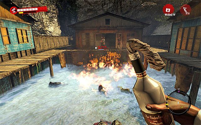 Po dotarciu do misjonarza okaże się, że jest on otoczony przez zombiaki - Zabij wszystkie potwory Zbawianie świętego - Dead Island Riptide - poradnik do gry