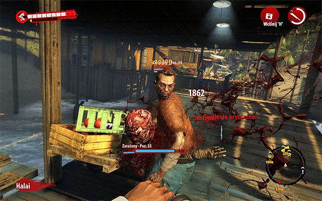 Martwa Strefa znajduje się w południowej części Wioski Halai - Idź do Martwej Strefy Tam, gdzie żyją umarli - Dead Island Riptide - poradnik do gry