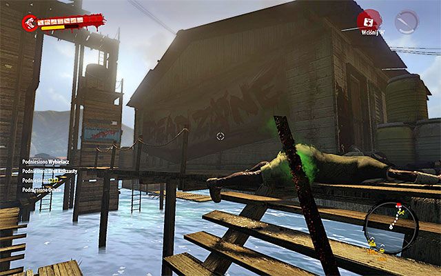 Inną rzeczą, o której powinieneś wiedzieć, są znajdujące się w niektórych obszarach wioski miejsca, w których regularnie z dachów zeskakują nowi zarażeni - Idź do Martwej Strefy Tam, gdzie żyją umarli - Dead Island Riptide - poradnik do gry