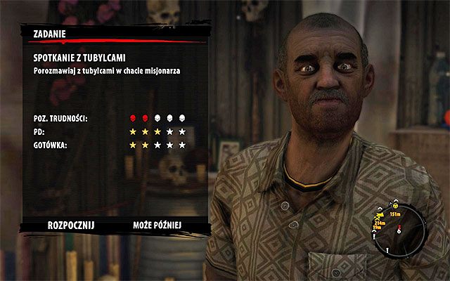 Zadbaj o to żeby uzupełnić zapasy oraz naprawić/ulepszyć posiadane bronie - Porozmawiaj z Marcusem Villą Spotkanie z tubylcami - Dead Island Riptide - poradnik do gry