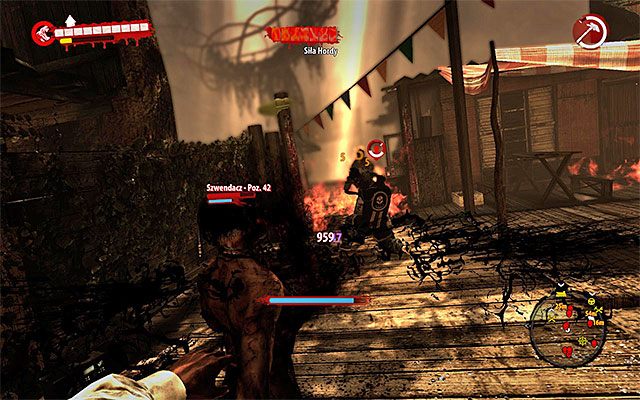 Podobnie jak w przypadku bitwy z Hordą z jednego z początkowych głównych zadań pomagaj sojusznikom chwytanym przez zombiaki, czyli tym osobom, nad którymi będą pojawiały się ikony głowy - Czekaj na przybycie Harlow Rytuał - Dead Island Riptide - poradnik do gry