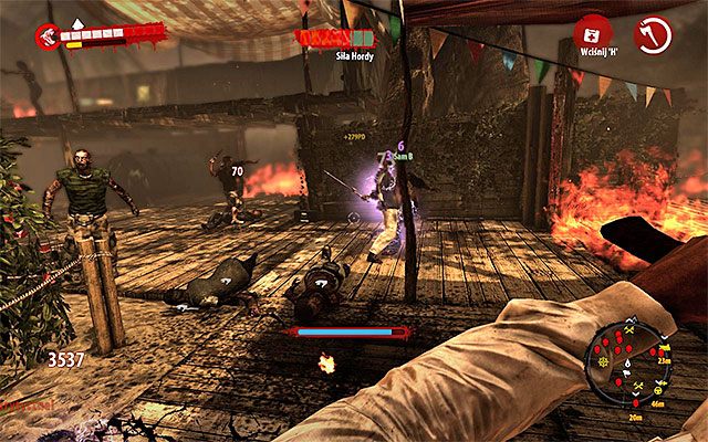 Druga część bitwy odróżnia się tym, że oprócz zwykłych żywych trupów do zlikwidowania będą też topielec oraz dwóch zbirów - Czekaj na przybycie Harlow Rytuał - Dead Island Riptide - poradnik do gry