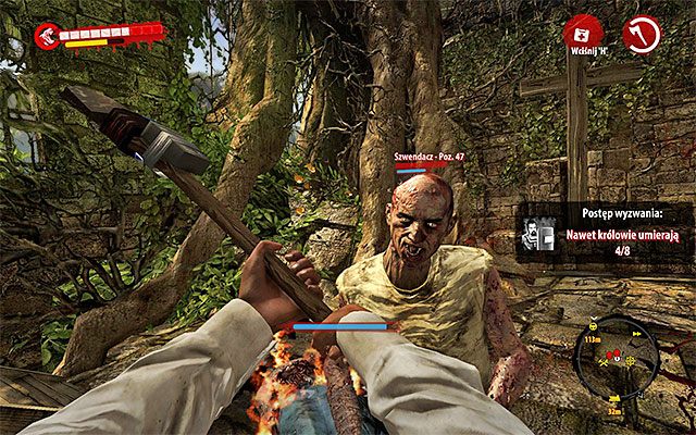 Wyrusz w stronę głównej części ruin i przystąp do eliminacji panoszących się po nich żywych trupów - Oczyść ruiny misji Dom Boży - Dead Island Riptide - poradnik do gry