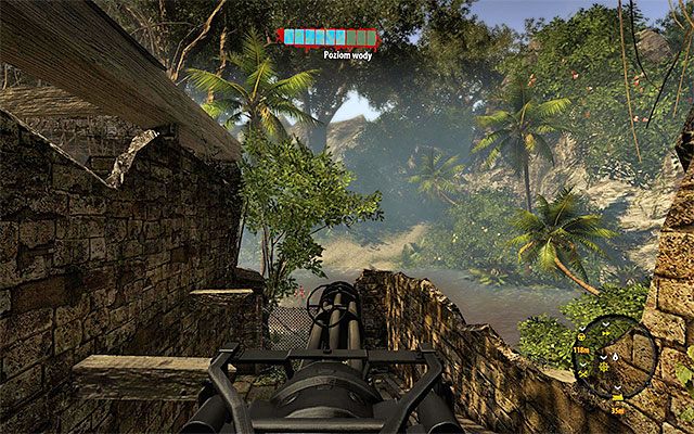 Pierwsza część bitwy dobiegnie końca w momencie wyczerpania trzy fragmentów paska poziomu wody, czyli de facto paska siły Hordy (nie możesz niestety liczyć na to, że przeczekasz bitwę bez brania udziału w najtrudniejszych potyczkach) - Broń Misji aż woda zostanie wypompowana Niezłomna obrona - Dead Island Riptide - poradnik do gry