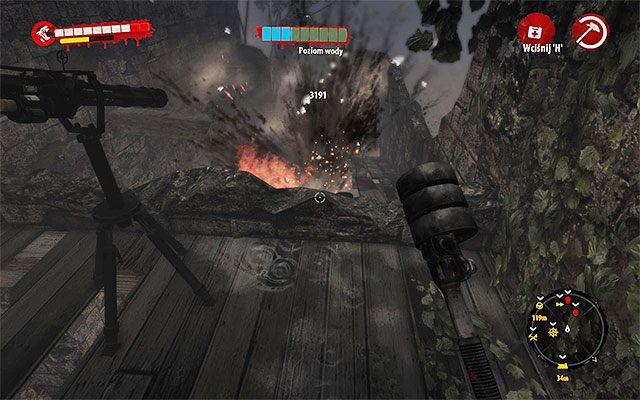Używaj CKMu do momentu wyczerpania całego zapasu amunicji - Broń Misji aż woda zostanie wypompowana Niezłomna obrona - Dead Island Riptide - poradnik do gry