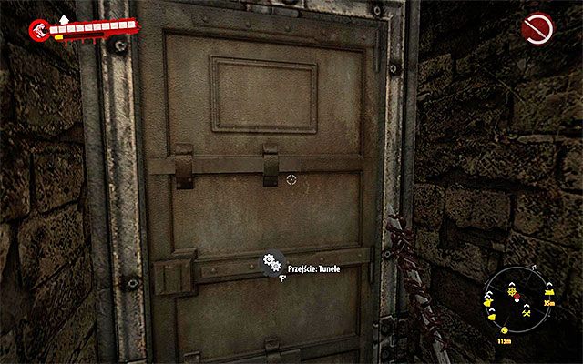 Zejdź po schodach znajdujących się przy wyłączonej pompie, docierając do włazu, dzięki któremu będziesz mógł przenieść się do Tuneli - Przedrzyj się przez tunele Tunele - Dead Island Riptide - poradnik do gry