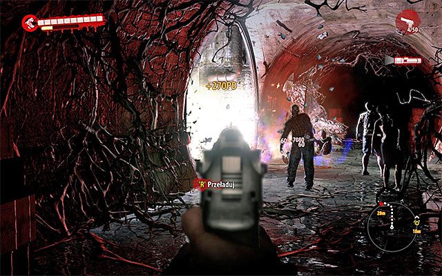 Wysłuchaj nowej rozmowy z Harlow i wyrusz dalej, eliminując napotykane słabsze odmiany zombiaków - Znajdź drugi włącznik światła Tunele - Dead Island Riptide - poradnik do gry