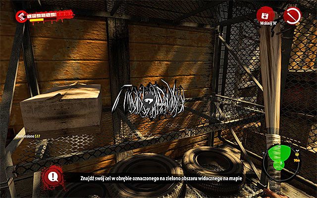 Zeskocz do odgrodzonego obszaru, rozprawiając się ze znajdującym się w tym miejscu pojedynczym zombiakiem (polecam na nim wylądować) - Elektryfikacja Poboczne zadania - Dżungla - Dead Island Riptide - poradnik do gry