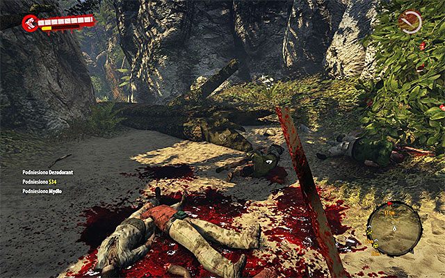 Tak jak zostało wyżej powiedziane, musisz powrócić do lokacji Pearl Sands, czyli na plażę, na której już wcześniej znalazłeś się tuż po katastrofie okrętu (pierwszy rozdział gry) - Dar niebios Poboczne zadania - Dżungla - Dead Island Riptide - poradnik do gry