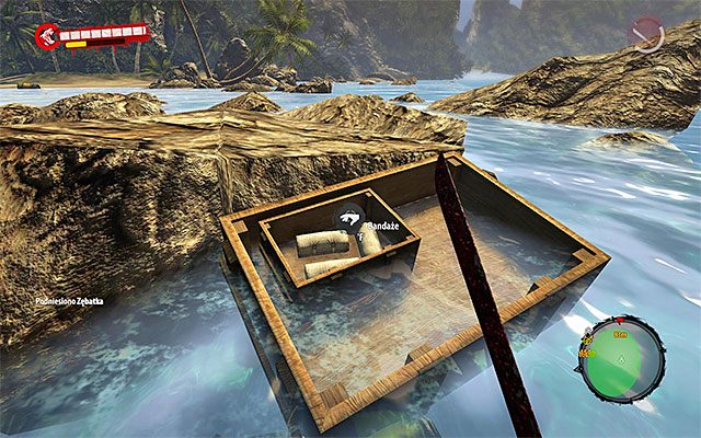 Wybierz się teraz na południe, docierając do części plaży, na której wcześniej rozpoczynałeś eksplorację Palanai - Dar niebios Poboczne zadania - Dżungla - Dead Island Riptide - poradnik do gry