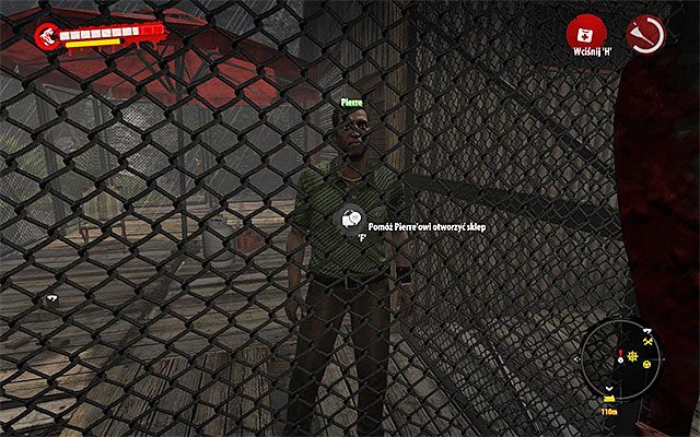 Po zakończonych walkach podejdź do Pierrea, od którego dowiesz się, że otworzy sklep dopiero po dostarczeniu mu paliwa do generatora - Nie ma dymu bez okazji Poboczne zadania - Dżungla - Dead Island Riptide - poradnik do gry