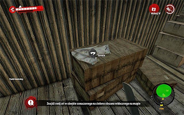 Odwróć się i zacznij badać okolicę wokół magazynu - Nie ma dymu bez okazji Poboczne zadania - Dżungla - Dead Island Riptide - poradnik do gry