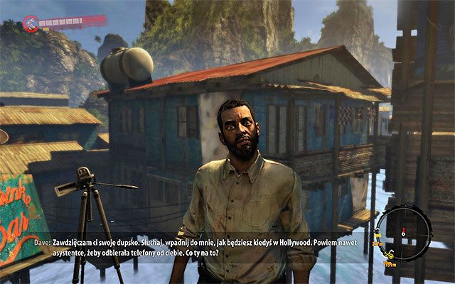 Możesz już powrócić na dach żeby ponownie porozmawiać z Daveem (uwaga na nowych zarażonych - Na planie Poboczne zadania - Dżungla - Dead Island Riptide - poradnik do gry