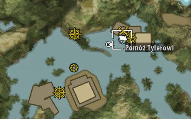 Szansa na rozpoczęcie tego pobocznego zadania pojawia się po rozpoczęciu eksploracji bagien - Uratuj Tylera Poboczne zadania - Dżungla - Dead Island Riptide - poradnik do gry