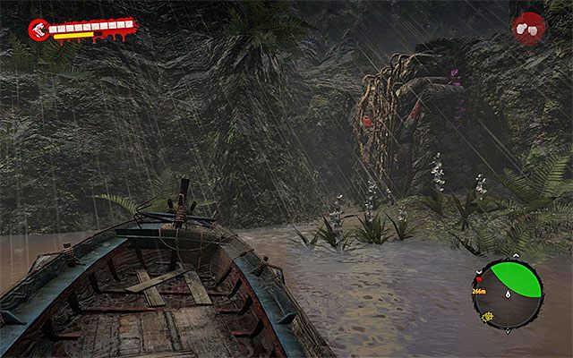 Powróć do łodzi i wyrusz na wschód, a konkretnie w stronę największego zielonego obszaru - W zasięgu Poboczne zadania - Dżungla - Dead Island Riptide - poradnik do gry