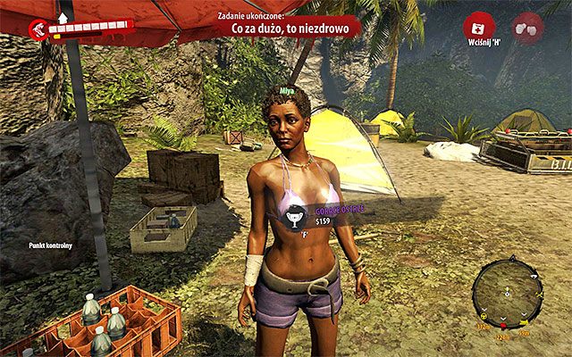 Udaj się do przejścia łączącego tę lokację z dżunglą - Co za dużo, to niezdrowo Poboczne zadania - Dżungla - Dead Island Riptide - poradnik do gry